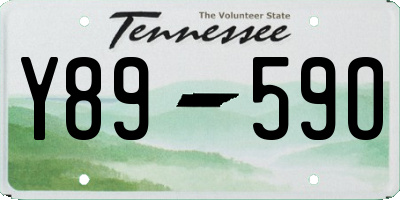 TN license plate Y8959O