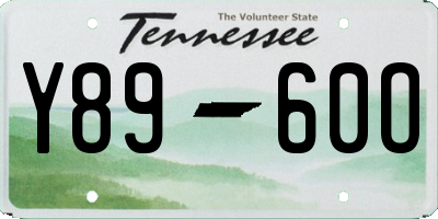 TN license plate Y8960O