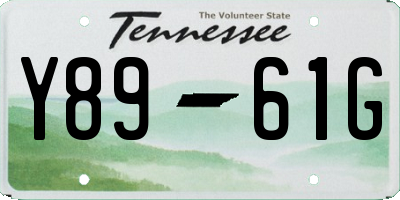 TN license plate Y8961G