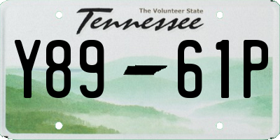 TN license plate Y8961P