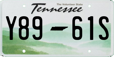 TN license plate Y8961S