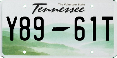 TN license plate Y8961T