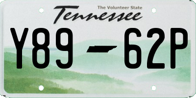 TN license plate Y8962P