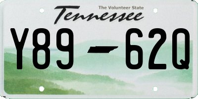 TN license plate Y8962Q