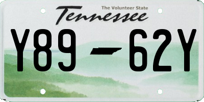 TN license plate Y8962Y