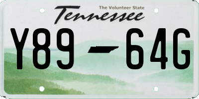 TN license plate Y8964G