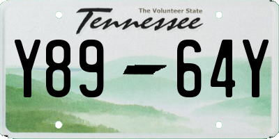 TN license plate Y8964Y