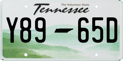 TN license plate Y8965D