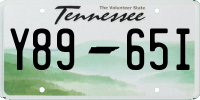 TN license plate Y8965I