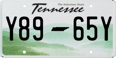TN license plate Y8965Y