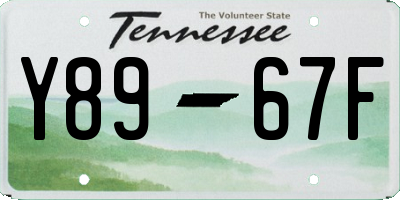 TN license plate Y8967F