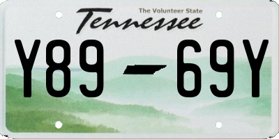 TN license plate Y8969Y