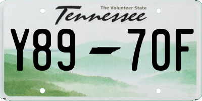 TN license plate Y8970F