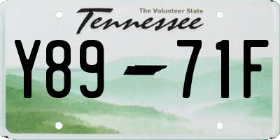 TN license plate Y8971F