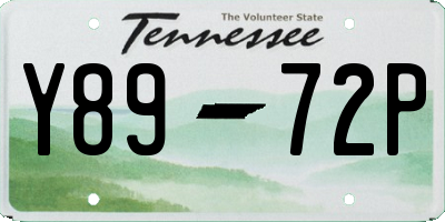 TN license plate Y8972P