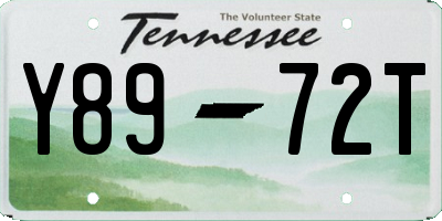 TN license plate Y8972T