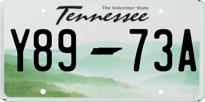 TN license plate Y8973A