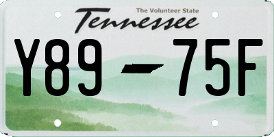 TN license plate Y8975F