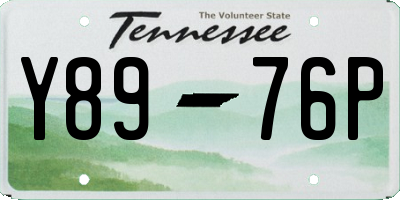 TN license plate Y8976P