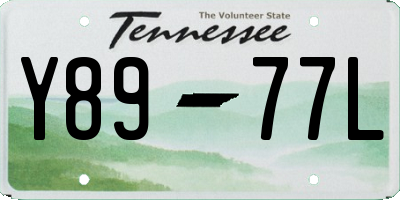 TN license plate Y8977L