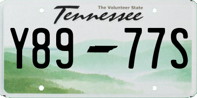 TN license plate Y8977S