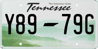 TN license plate Y8979G