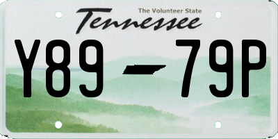 TN license plate Y8979P