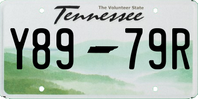 TN license plate Y8979R