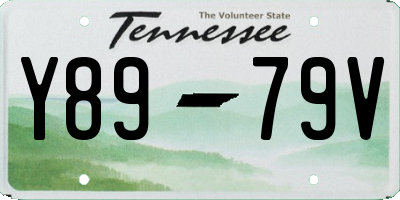 TN license plate Y8979V