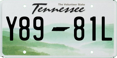 TN license plate Y8981L