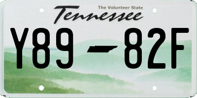 TN license plate Y8982F