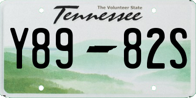 TN license plate Y8982S