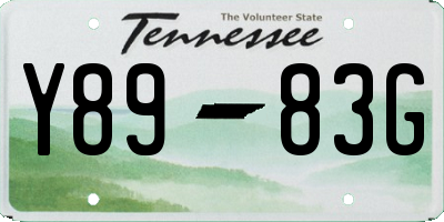 TN license plate Y8983G
