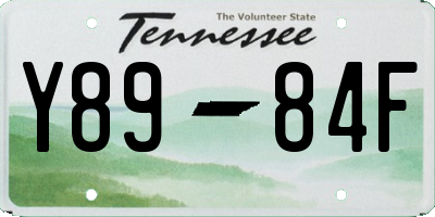 TN license plate Y8984F