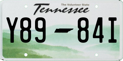 TN license plate Y8984I