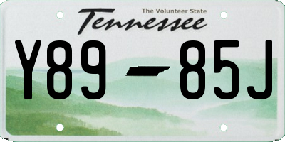 TN license plate Y8985J