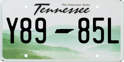 TN license plate Y8985L
