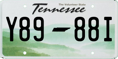 TN license plate Y8988I