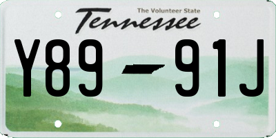 TN license plate Y8991J