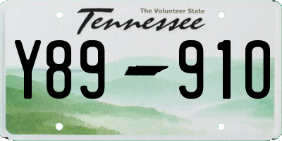 TN license plate Y8991O
