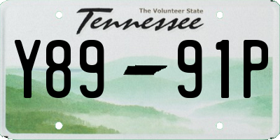 TN license plate Y8991P