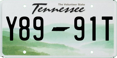 TN license plate Y8991T