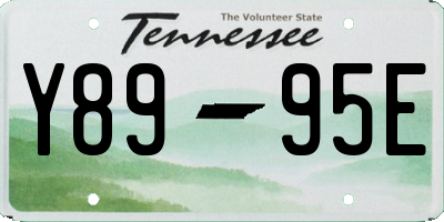TN license plate Y8995E