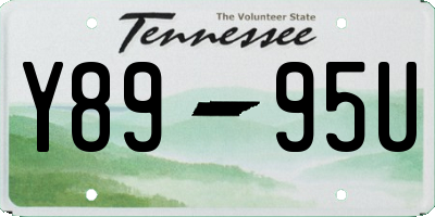 TN license plate Y8995U