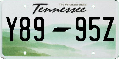 TN license plate Y8995Z