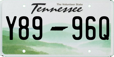 TN license plate Y8996Q