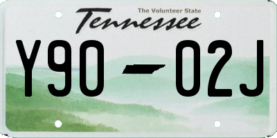TN license plate Y9002J