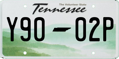 TN license plate Y9002P