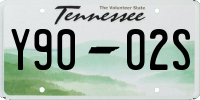 TN license plate Y9002S