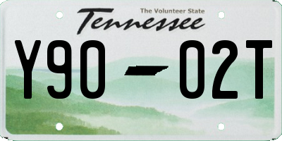 TN license plate Y9002T